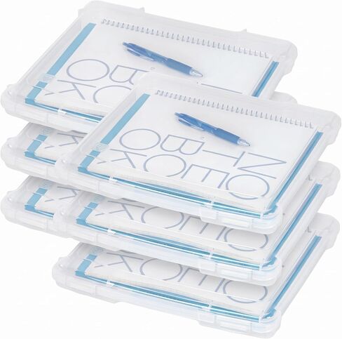 IRIS USA Board Game Storage |Made in USA| Slim Craft Case (10-Pack) - Clear in Saudi Arabia