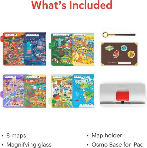 Osmo Detective Agency, Ages 5-12, Solve Mysteries, STEM Game, iPad/Fire in Kuwait
