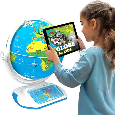 PlayShifu Orboot Earth Explorer – Interactive AR Globe for Kids Ages 4+ | 400+ Wonders, 1000+ Facts | Constellation Mode, Games & Magic Stylus | Educational STEM Toy for Future Scientists in Saudi Arabia