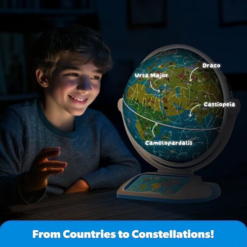 PlayShifu Orboot Earth Explorer – Interactive AR Globe for Kids Ages 4+ | 400+ Wonders, 1000+ Facts | Constellation Mode, Games & Magic Stylus | Educational STEM Toy for Future Scientists in Saudi Arabia