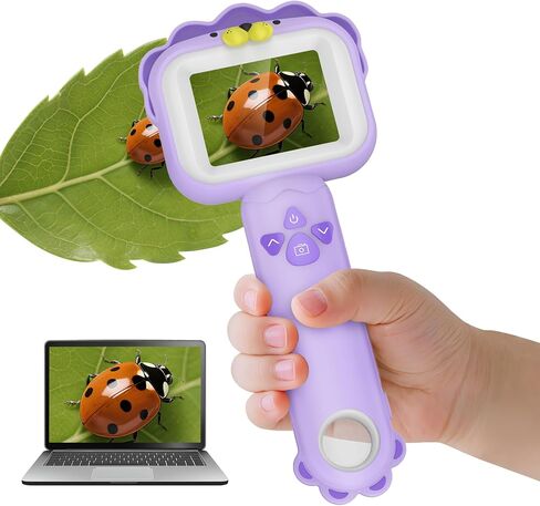 Kids' Microscopes, Portable Mini Pocket Handheld Microscope for Toddlers in Saudi Arabia