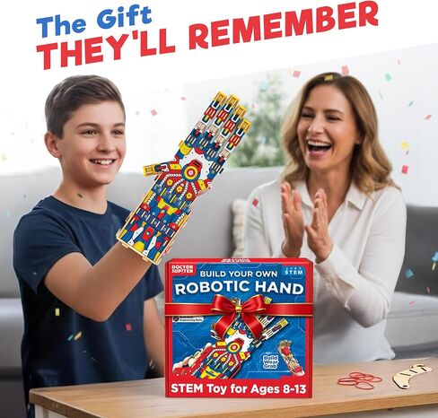 Doctor Jupiter Robotic Hand STEM Toy for Kids Ages 8-13, Birthday Gifts in Saudi Arabia