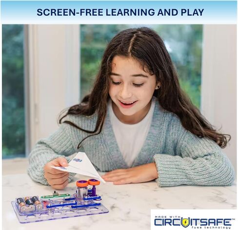 SNAP CIRCUITS Flight Deck STEM Toy, Paper Airplane Launcher, Ages 8+ in Kuwait