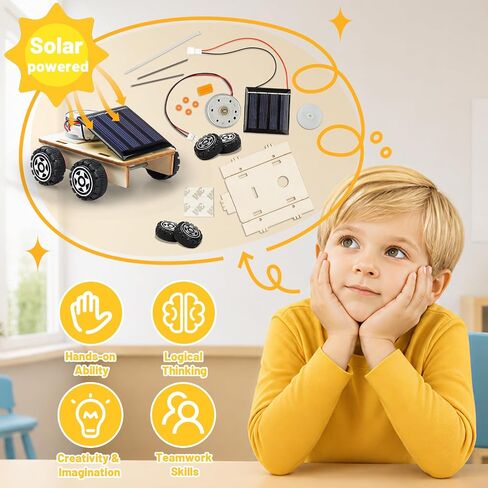 STEM Science Kits, Solar Car Circuit Kits Building Toys for Kids Classroom in Saudi Arabia