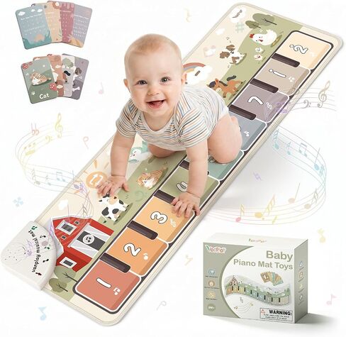 Floor Piano Mat, Piano Mat for Toddlers 1-3, Musical Mat, Toddler Toys in Kuwait