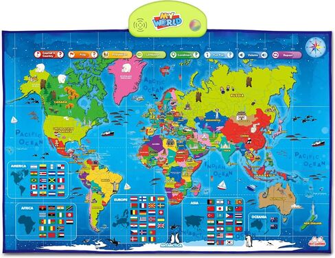 BEST LEARNING i-Poster My USA - Interactive Talking US Map for Kids in Kuwait