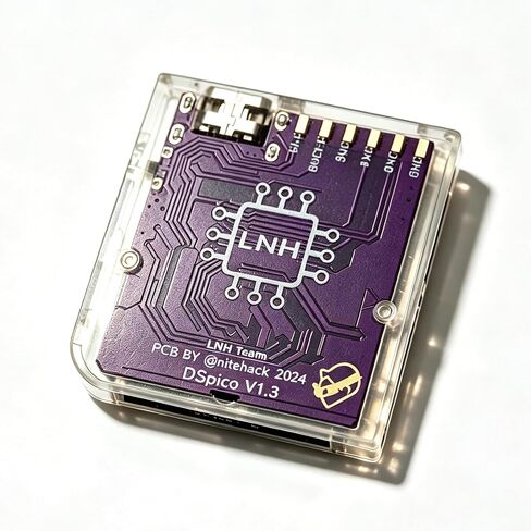 DSPico White Translucent Shell – RP2040 Open-Source DS Flash Cart in Kuwait