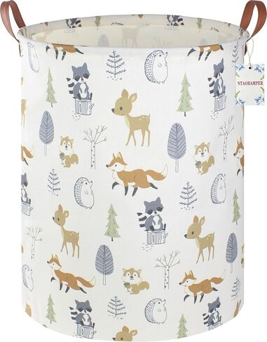 NTAOHAMPER Laundry Hamper, Laundry Basket, Waterproof Storage Bin for Bedroom, Clothes Organizer Basket, Books Box, Room Decor(Animal) in Kuwait