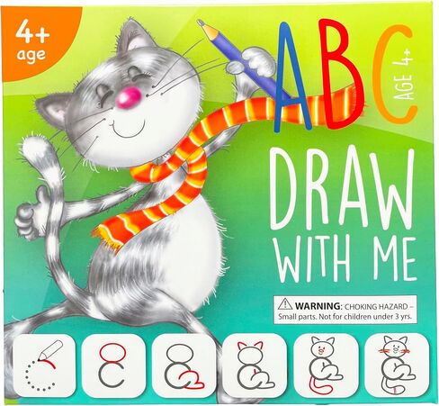 Learn to Draw ABC Letters: Crafts & Art Supplies for Kids Ages 3-6, Gift in Kuwait
