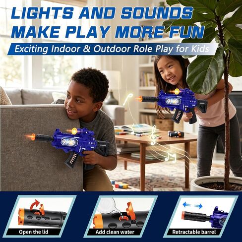HWD Parent-Friendly Light Up Space Toy Gun for Kids with Mist Spray Effect in Saudi Arabia