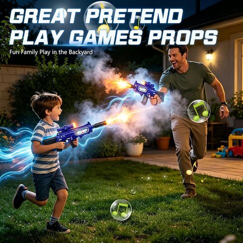 HWD Parent-Friendly Light Up Space Toy Gun for Kids with Mist Spray Effect in Saudi Arabia