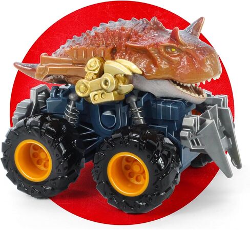 Oriate Friction Powered Dinosaur ATV Toy Cars for Children, Baterried Free Swing Carnotaurus Monster Truck with Robotic Arm, Fantastic Birthday for Kids Boy Girl in Saudi Arabia