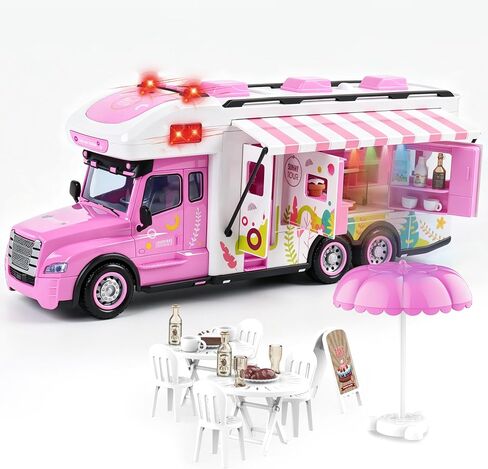 Dwi Dowellin Beach RV Toy Camper Truck for Kids Ages 3-6 Blue in Saudi Arabia