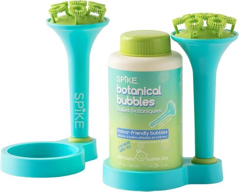 Innobaby Spike Bubble Blower w/Mess Free Botanical Bubbles & Tray - Aqua in Kuwait