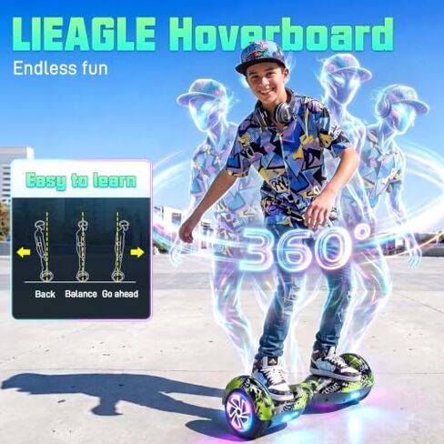 LIEAGLE Hoverboard with Seat Attachment in Kuwait