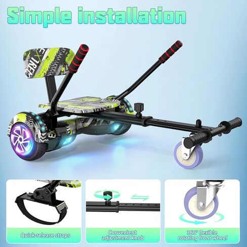 LIEAGLE Hoverboard with Seat Attachment in Kuwait