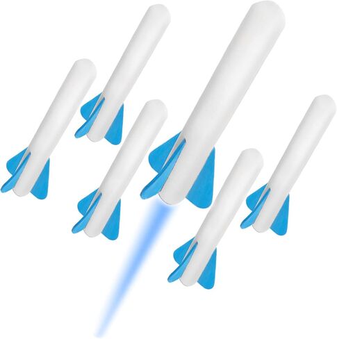 Stomp Rocket Jr Glow Rocket Refill Pack Soars Up to 100ft, 6 Rockets in Kuwait