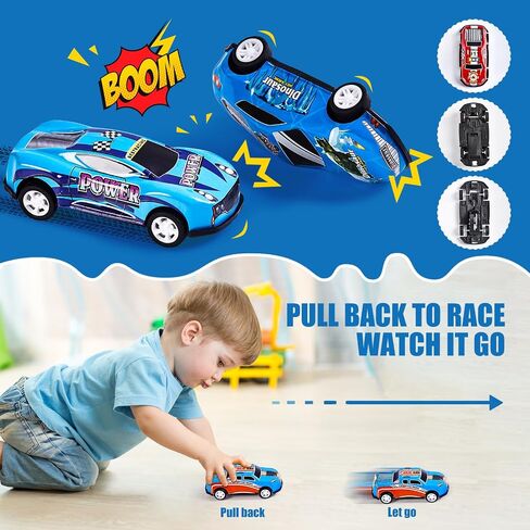 36PCS Metal Pull Back Cars Toy for Kids in Kuwait