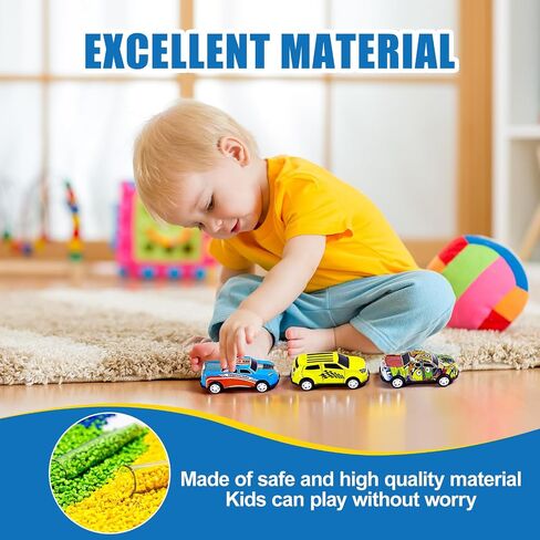36PCS Metal Pull Back Cars Toy for Kids in Kuwait