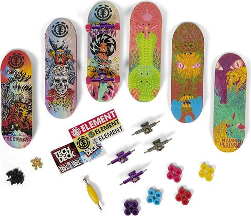 TECH DECK, Sk8shop Fingerboard Bonus Pack, Collectible and Customizable Mini Skateboards (Styles May Vary) in Kuwait