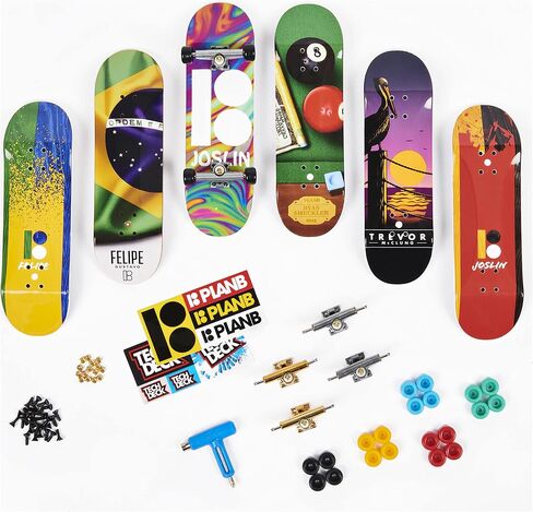 TECH DECK, Sk8shop Fingerboard Bonus Pack, Collectible and Customizable Mini Skateboards (Styles May Vary) in Kuwait