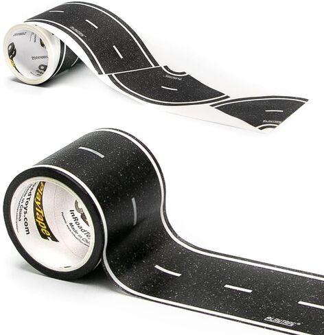PlayTape Rescue Road Tape for Toy Cars - Sticks to Flat Surfaces, No Residue, 2 in. x 30 ft. Roll in Kuwait
