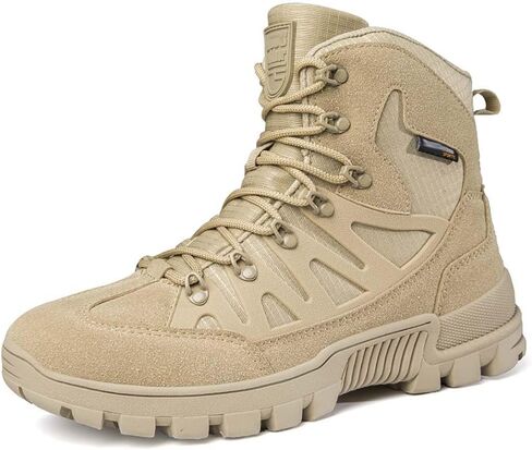 Men's Hiking Boots Outdoor Fashion Athletic Shoes Traveling Camping Training Waterproof High-Top Camouflage Boots in Kuwait