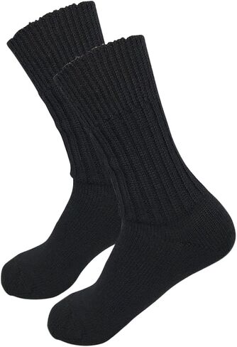 Wool Boot Socks: Pure Organic Virgin Wool Socks for Men and Women, Sizes 6-13.5 in Saudi Arabia