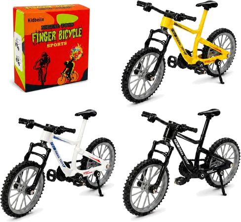 3-Pack Finger Bikes, 1:18 Mini BMX Double-Bar Bicycle Toys in Kuwait