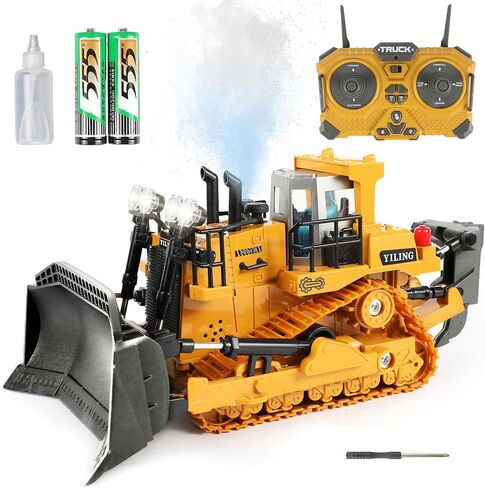 Spray Rc Bulldozer Toys for Boys 11 Channel 60 mins Playtime in Kuwait