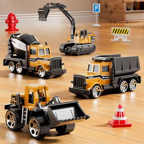 Carrier Truck Race Track Boy Toddlers Toys, Truck Toys for Toddlers 3-5 5-7, Toy Transport Car with Tower Crane Light & Sound, Excavators Cars Gifts for Age 3 4 5 6 7 Years Old Boys Girls in Saudi Arabia