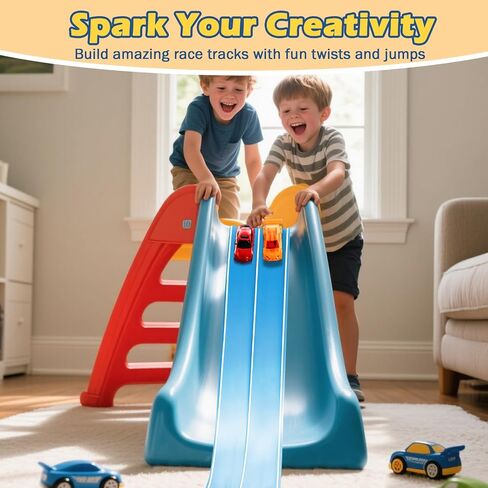 Flexible Race Track Compatible with Hot Wheels and Diecast 1/64th Cars in Saudi Arabia