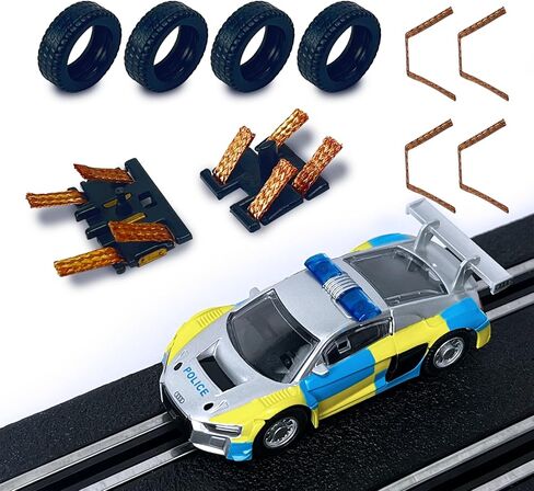 AGM MASTECH Bugatti Divo 1:64 HO Slot Car Racing Vehicle Upgraded Version with LED Headlights & Showcase Interior Windows, Fits AFX Auto World Carrea Tracks in Saudi Arabia