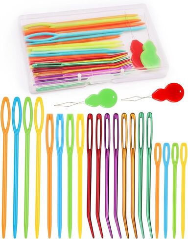 Bupete 25 Pcs Yarn Needles Metal Tapestry Needle Crochet Needles for Yarn in Kuwait