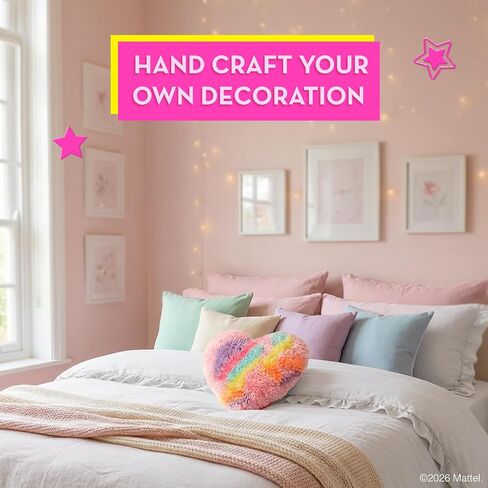 Barbie® Latch Hook Kit for Kids Ages 6-12 - DIY Rug Pillow Craft in Kuwait