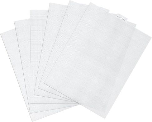 6pcs Plastic Mesh Canvas Sheets in Kuwait
