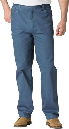 Liberty Blues Men's Big & Tall ™ Relaxed Fit Side Elastic 5-Pocket Stretch Jeans in Saudi Arabia