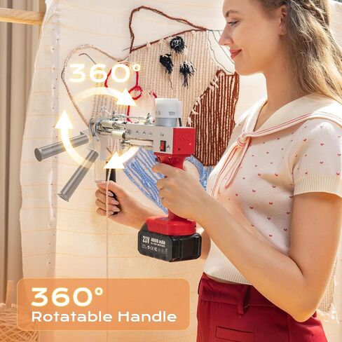 BESGEER Cordless Tufting Gun Kit, 2 in 1 Cut & Loop Pile Rug Maker in Kuwait