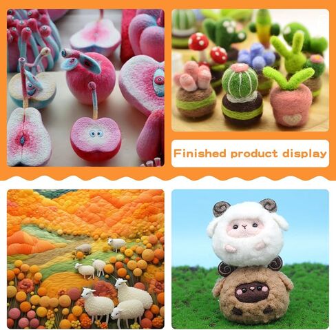 Mayboos Felting Needle Tools with Eight Felting Needles Wooden Handle in Kuwait