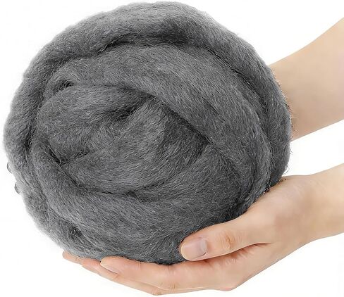 3.4oz Needle Felting Wool for DIY Needle Craft Enthusiasts (Red) in Saudi Arabia
