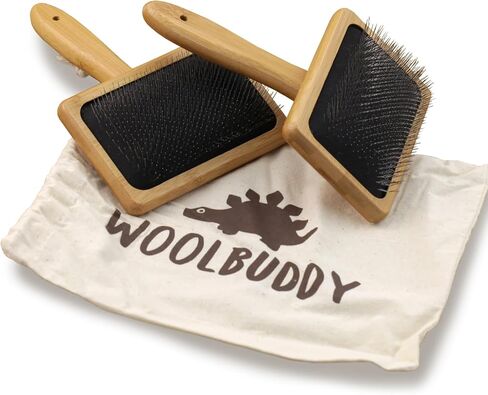 Woolbuddy 2PCS Large Wool Carder Brush for Felting & Pets, 7 x 4.75 Inch in Kuwait