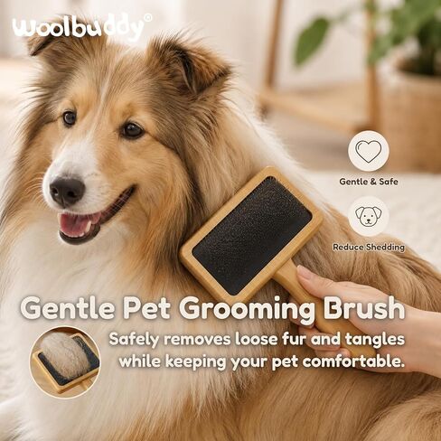 Woolbuddy 2PCS Large Wool Carder Brush for Felting & Pets, 7 x 4.75 Inch in Kuwait