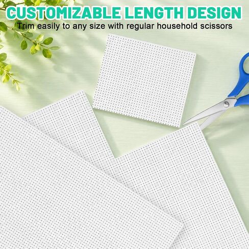 6 Pcs 14 Count White Plastic Mesh Canvas Sheets, 11x8.2 Inch for Cross Stitch Embroidery DIY Craft Projects in Saudi Arabia