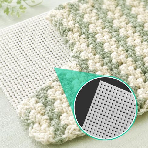 6 Pcs 14 Count White Plastic Mesh Canvas Sheets, 11x8.2 Inch for Cross Stitch Embroidery DIY Craft Projects in Saudi Arabia