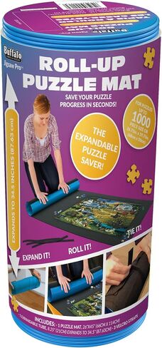 Buffalo Games - Roll-Up Puzzle Mat - Felt Saver Mat, Fits Up to 1500pc in Kuwait