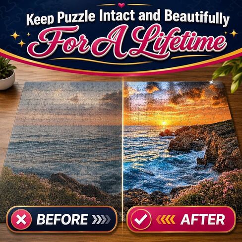 Clear Jigsaw Puzzle Glue with Applicators, Quick-Dry, 200mL in Kuwait