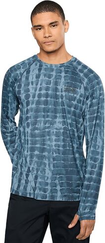 Mountain Hardwear Men's Crater Lake Long Sleeve Crew Shirt for Hiking, Camping, Outdoor Adventures, and Casual Wear in Kuwait