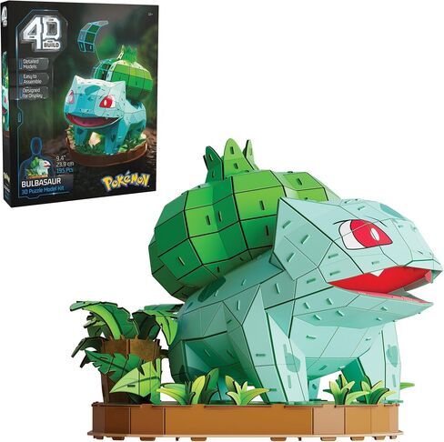 4D Build Pokémon Charmander 3D Puzzle Model Kit, Desk Décor, Shelf Display in Saudi Arabia