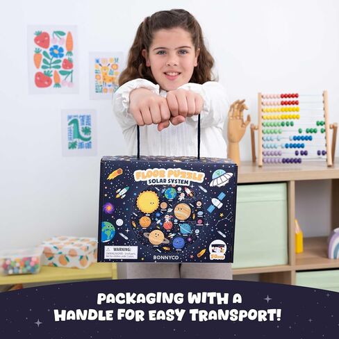 BONNYCO Giant Floor Puzzles for Kids Solar System with 70 Large Pieces in Saudi Arabia