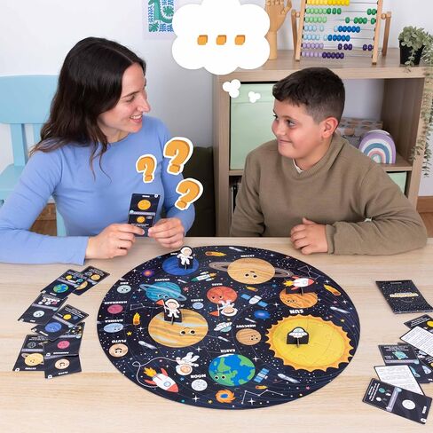 BONNYCO Giant Floor Puzzles for Kids Solar System with 70 Large Pieces in Saudi Arabia